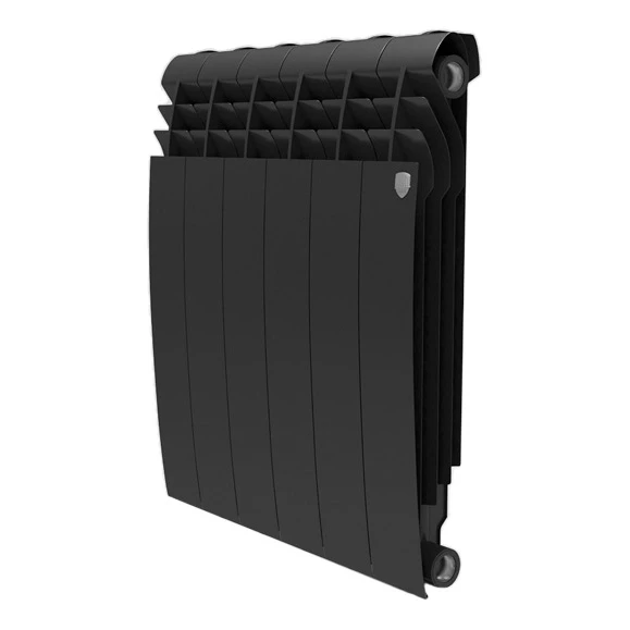Радиатор отопления Royal Thermo BiLiner 500 new/Noir Sable - 8 секций (Биметаллический теплоотдача