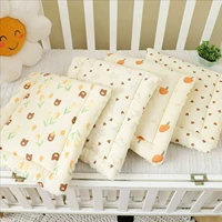 Cartoon Bear Baby Stroller Seat Cushion Cotton Soft Newborn Car Seat Pad Infant Pushchair Mattress Mat Kid Pram Accessories 4