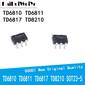 TD6810 TD6811 TD6817 TD8210 SOT23 SOT23-5 SMD новый и оригинальный чипсет IC синхронный понижающий регулятор выпадающий