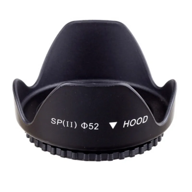 Camera Lens Hood 49mm 52mm 55mm 58mm 62mm 67mm 72mm 77mm Screwed Flower Petal for Canon Nikon Sony