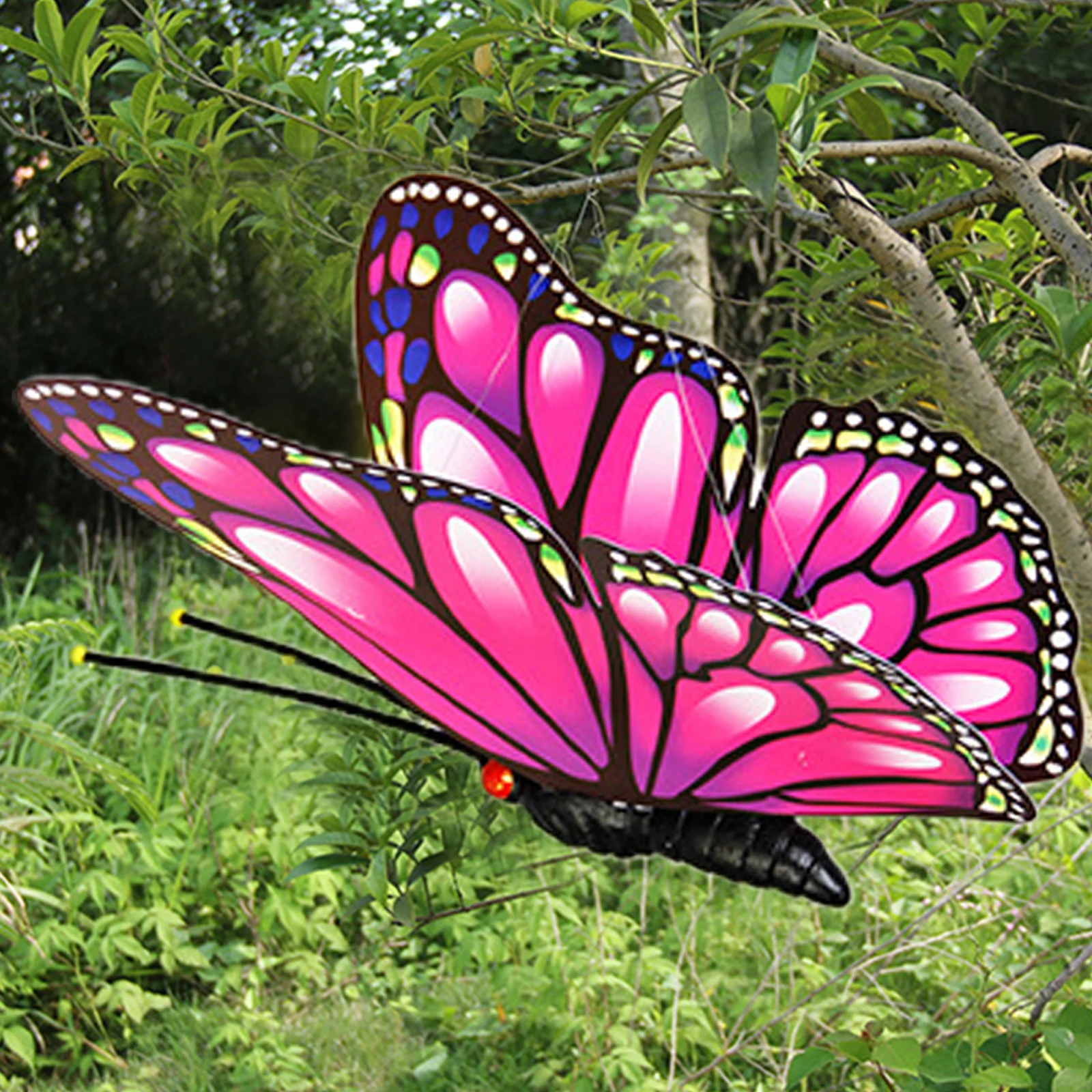 Colorful 3D Butterfly Yard Decor Hollow Out Butterfly for Garden Large Decorative Wall Art Fence Sculpture Ornament butterfly decoration