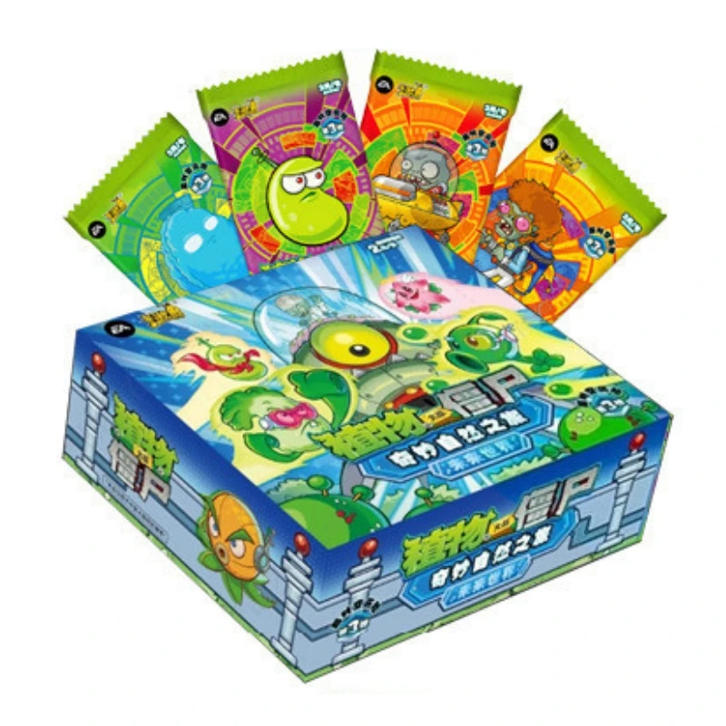 Original Box Plants Vs. Zombies PVZ Game Battle Card AR UR SSR