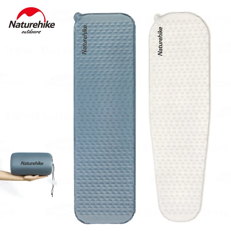 Naturehike Ultralight 490g Single Automatic Inflatable Air Mat Moistureproof Portable Waterproof Camping Mattress Sleeping Pad inflatable mattress,camping mattress