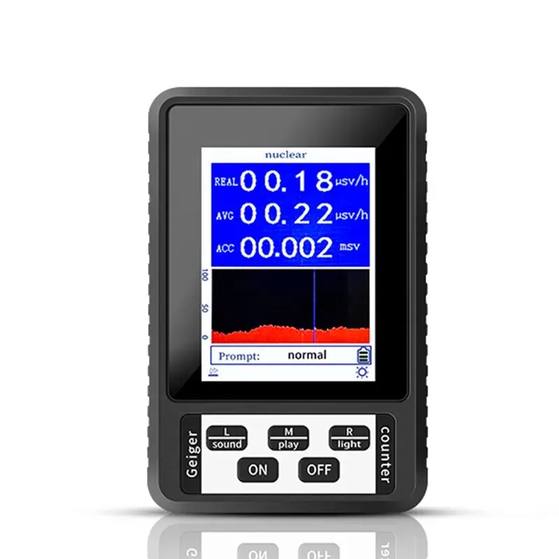 XR-1 Portable Geiger Counter Nuclear Radiation Detector Personal Dosimeter Marble Tester X-Ray Radiation Dosimeter