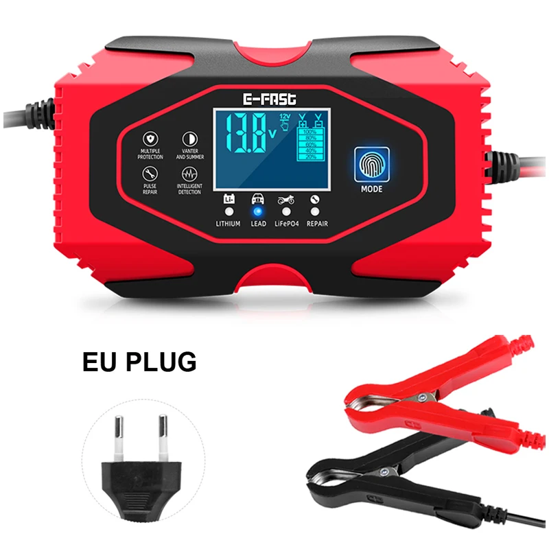 EFASTCarBatteryCharger12V6AIntelligentFastChargingPulse