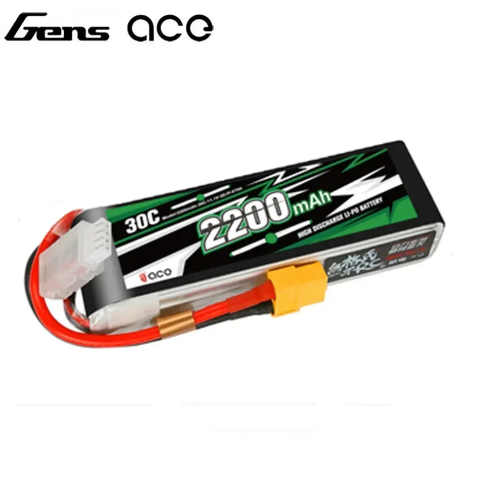 Empilement de batteries LiPo RC 2S, 3S et 4S 2200-2400mAh avec étiquettes de spécifications.