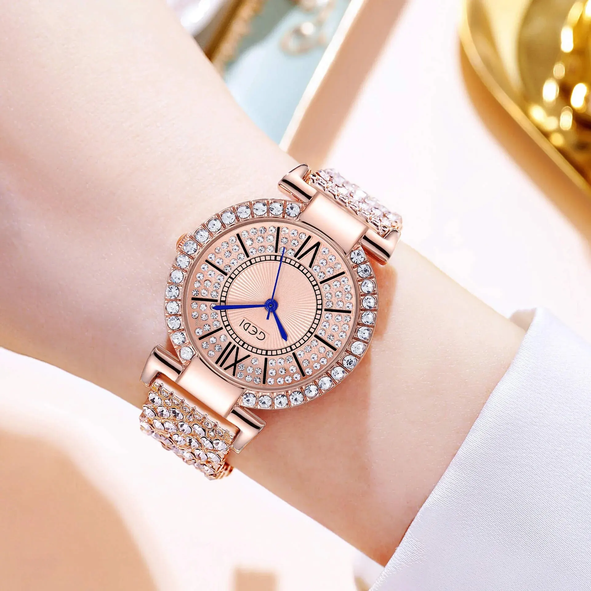 10mm-Thick-Alloy-Steel-Strap-Watch-Luxury-Full-Sky-Ladies-Hand-Watch ...
