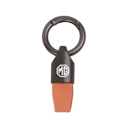 Sleek Metal Car Emblem Keychain - Perfect Christmas Gift (Orange)