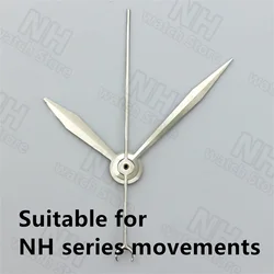 Metallic Trident Watch Hands in Blue, Silver, Gold, and Gunmetal Tones (Silver For NH)
