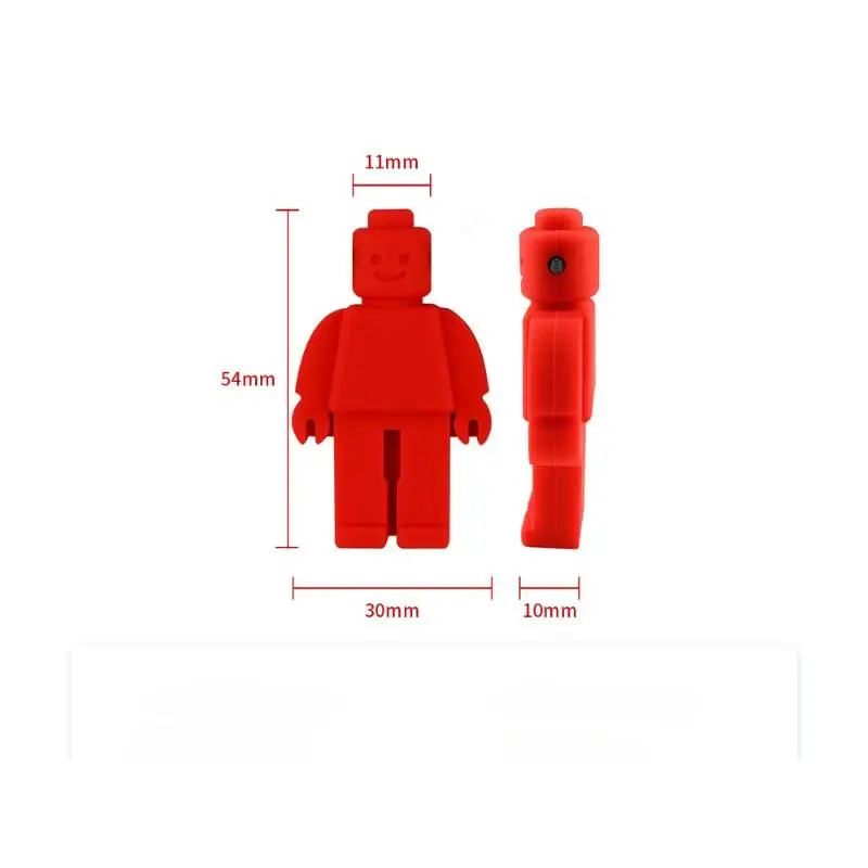 1PCS Baby Silicone Robot Teether Kids Chew Necklace Sensory Chewy Pendant Oral Motor Toys for Autistic Kids Gifts