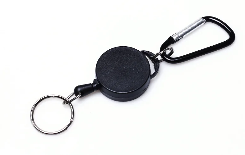 Llavero extensible de Metal con Clip para cinturón, llavero retráctil para  tarjeta de identificación, 1 piezas _ - AliExpress Mobile