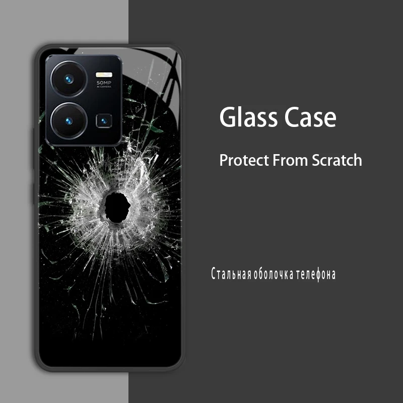 Enhanced Protective Tempered Glass Bumper Case Cover
