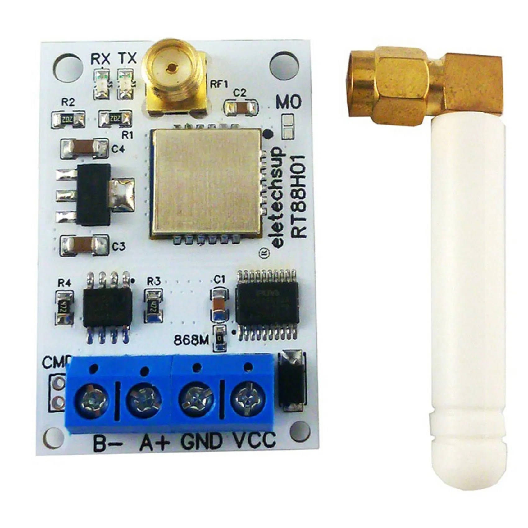 ABUO-2X RT88H01 868M RT88H01 송신기 및 수신기 모듈 VHF/UHF 라디오 모뎀 RS485 Lora GFSK 무선 송수신기 22DBM