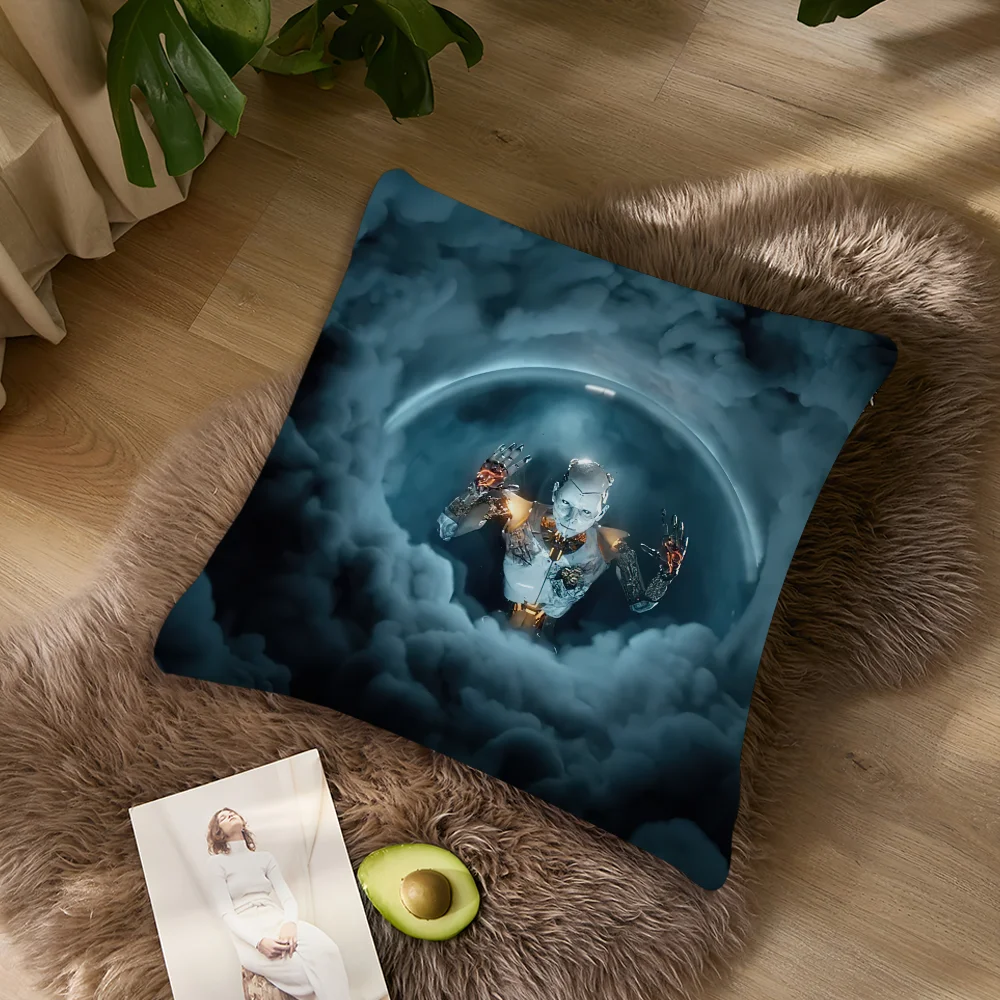 Dj A-Anyma Producer Genesys Afterlife Kissenbezug, Wohnzimmer-Akzent, Couch-Rückenstütze, quadratisch, für entspannte Nickerchen und erholsame Ruhe ﻿ – Detail 7