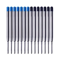 10Pcs 9.8cm Replaceable Metal Pen Refills 0.7mm Special Office Business Ballpoint Pen Refill Rods for Writing Office Stationery 1