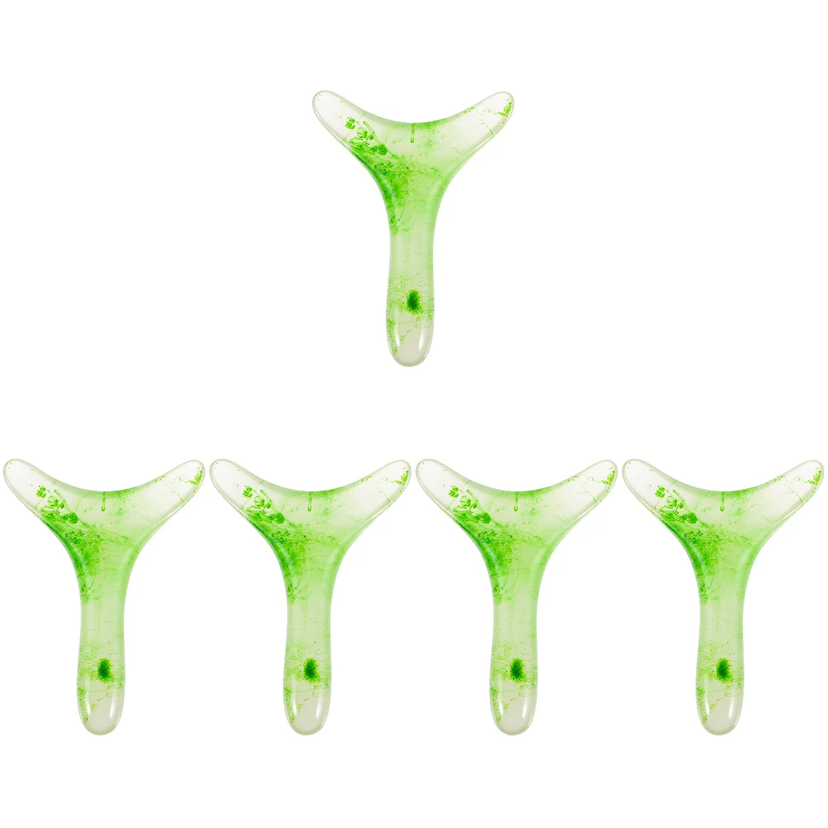 

5pcs Body Face Scraper Y Shaped Scraping Board Face Eye Scraper Tool for