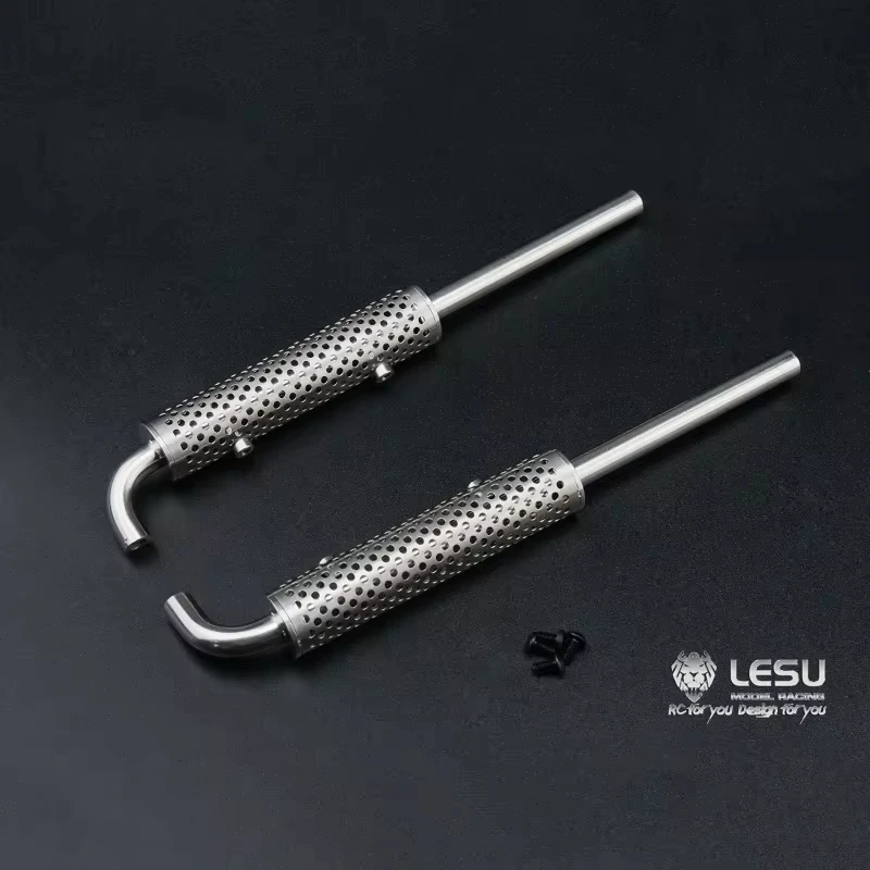 Pot D'Échappement Métal LESU Pour Camion Tamiya 1/14 – R470, R620, RC