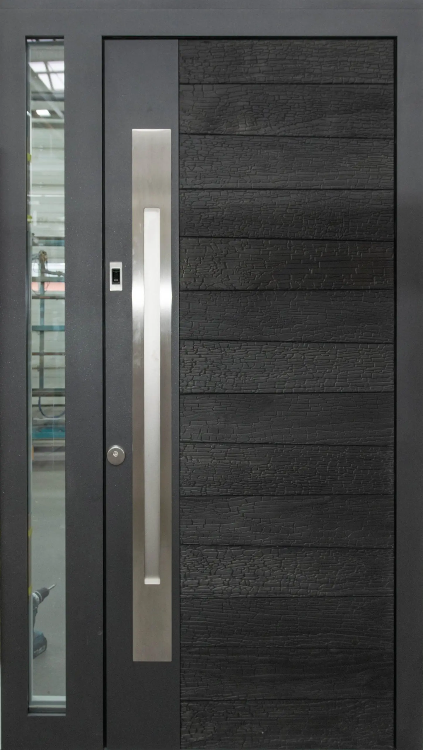 BROchao Front Exterior Doors Security Aluminum Entry Door Home Decoration  Entrance Door Custom Design Soundproof Casement Door, image size:1444x2560