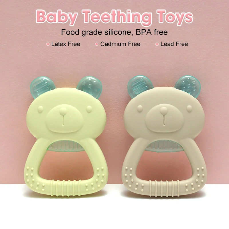 Erduo Silicone Baby Ice Gel Bite Sensory Teether Chew Toy Anxiety