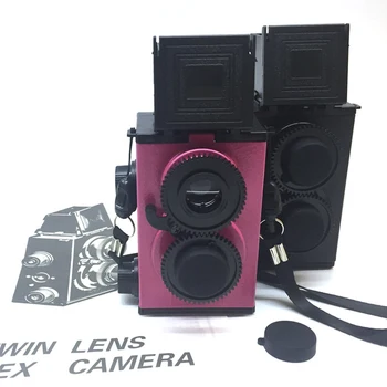 Il regalo del festival di compleanno della pellicola della fotocamera a doppia riflessione retrò per scienza per adulti può utilizzare il film Kodak da 35 mm