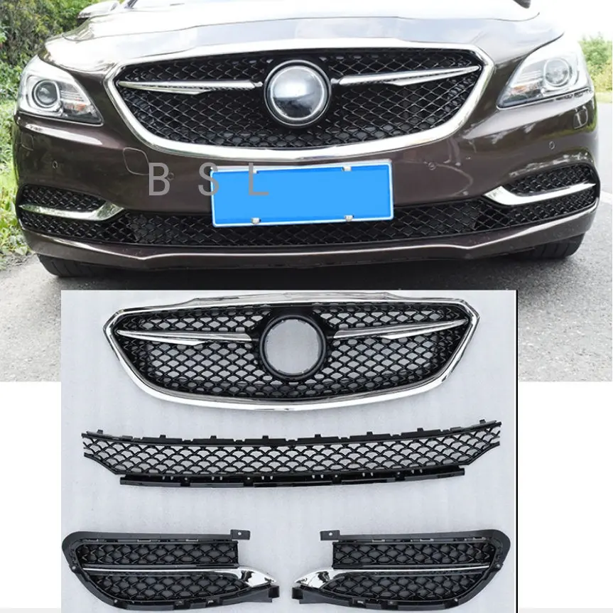 

Car Front Bumper Radiator Mesh Grill down Grille Racing Grills for Buick LaCrosse Avenir 2016-2018