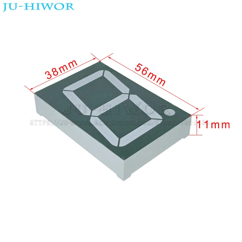 10pcs 1.8 Inch 10Pins 1 Digit Bit 7 Segment LED Digital Display Digitron 18101AGG 18101BGG Common Anode Cathode C-C led digital tube display