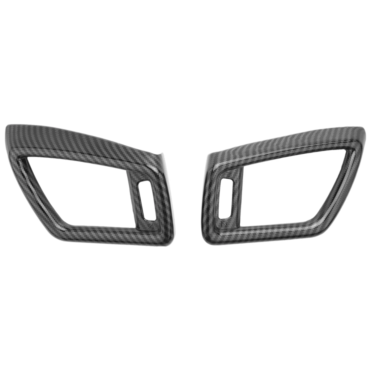 닛산 X-트레일 T32 Rogue Qashqai J11 2014-2020 탄소 섬유에 대 한 5 Pcs 자동차 앞 콘솔 에어 컨디션 환기구 배출구 커버