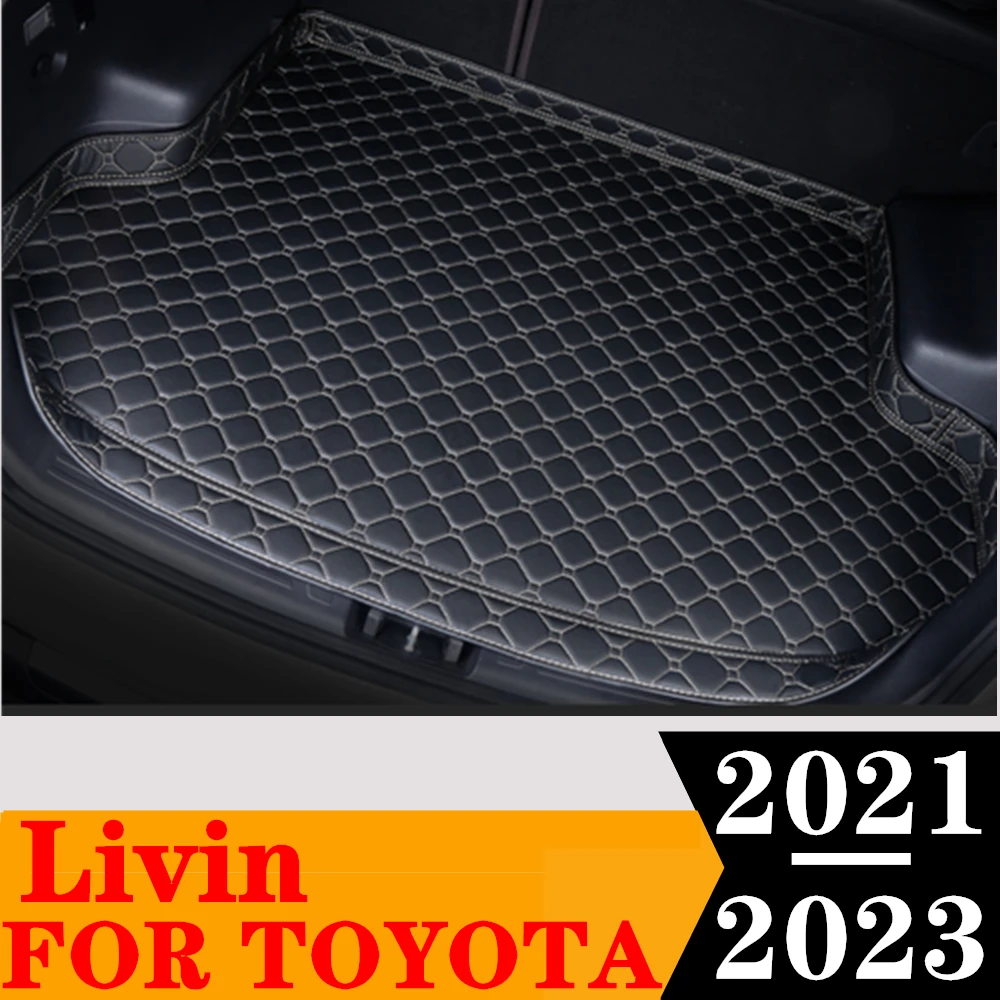 

Коврик для багажника автомобиля Toyota Livin 2023 2022 2021, багажник багажника, коврик для багажника, задний коврик для груза, ковер, защитный чехол, детали