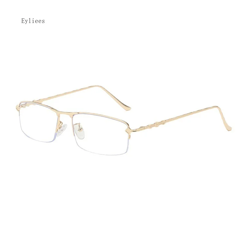 Luxury Square Frame Myopia Glasses Office Women Men Anti-blue Light Near Sight Eyeglasses Unisex Goggles Diopters 0 To -5.0 6