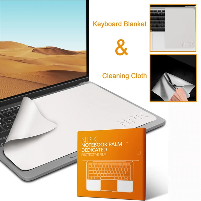 Film de protection anti-poussière en microcarence pour Macbook Pro, couverture d'écran d'ordinateur portable, couverture de clavier, livres, gril, 13/15-16 pouces 1