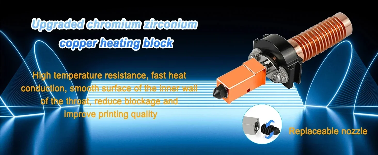 Für FLASHFORGE Adventurer 5M Düse High Flow Düse für Stabiles Hochgeschwindigkeitsdruck Adventurer 5M Pro Hotend – Detail 1