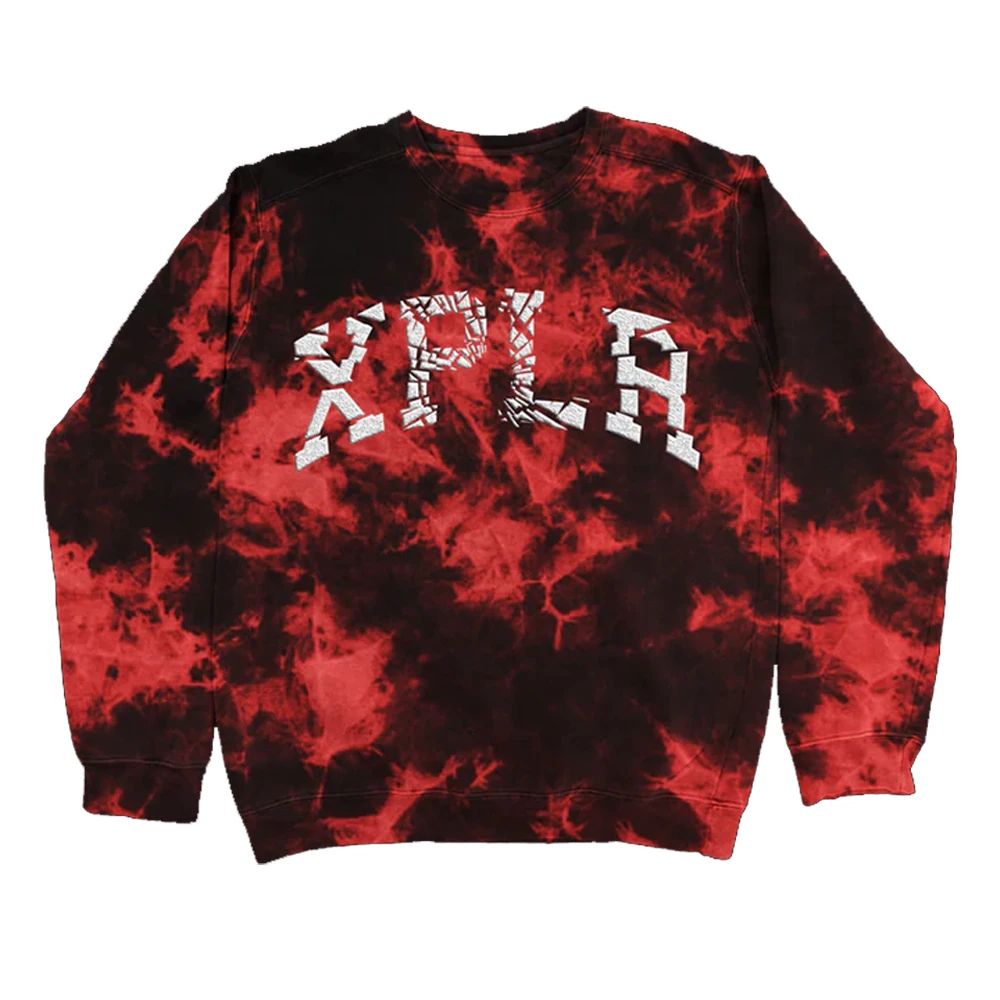 

Hoodi Men XPLR Shatter Red Tie Dye Sam and Colby Merch Pullover Hoodies Unisex Sweatshirt Pants Two Piece Set Women Men Suit 3D