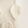 Nordic Macrame Tapestry Life Tree Leaves Dream Catcher Wall Hanging Kids Bedroom Tassel Dreamcatcher Hanging Tapestry Home Room 4