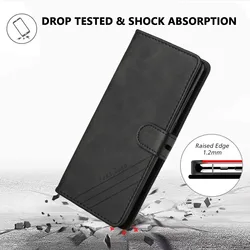 Leather Flip Case with Magnetic Wallet Cover for OnePlus Nord 2 5G (Black (HX - nw))
