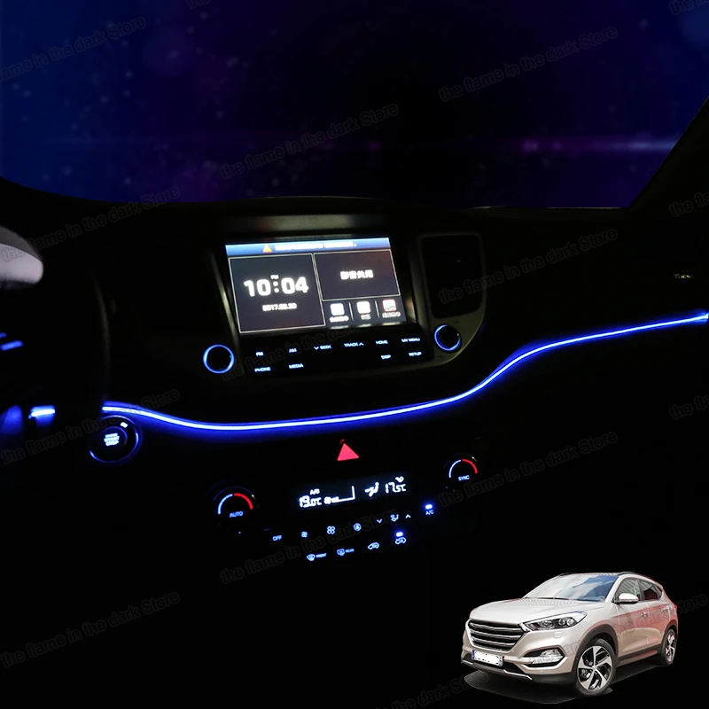 Hyundai Tucson Retrofit Ambient Lighting RGB ubicaciondepersonas.cdmx