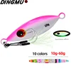 Big Jig Fishing Lure Weights 10g-60g Fishing Jigs Saltwater Lures Metal Bass Jig Isca Artificial Fake Fish Glitter Holographic 1