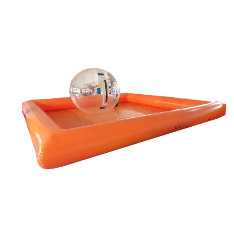 

Outdoor Backyard Blow Up Orange Garden Inflatable Swimming Pool
