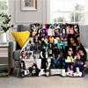 2025 New Style Tokio Hotel Rock Band Bill Tom Kaulitz Blanket,Soft Throw Blanket for Home Bedroom Bed Sofa Cover Kids Gift 5