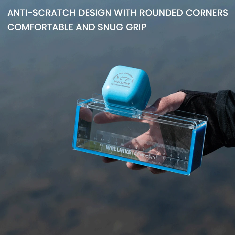 Acrylic Mini Fish Viewing Container with Lid for Outdoor Fish Tank