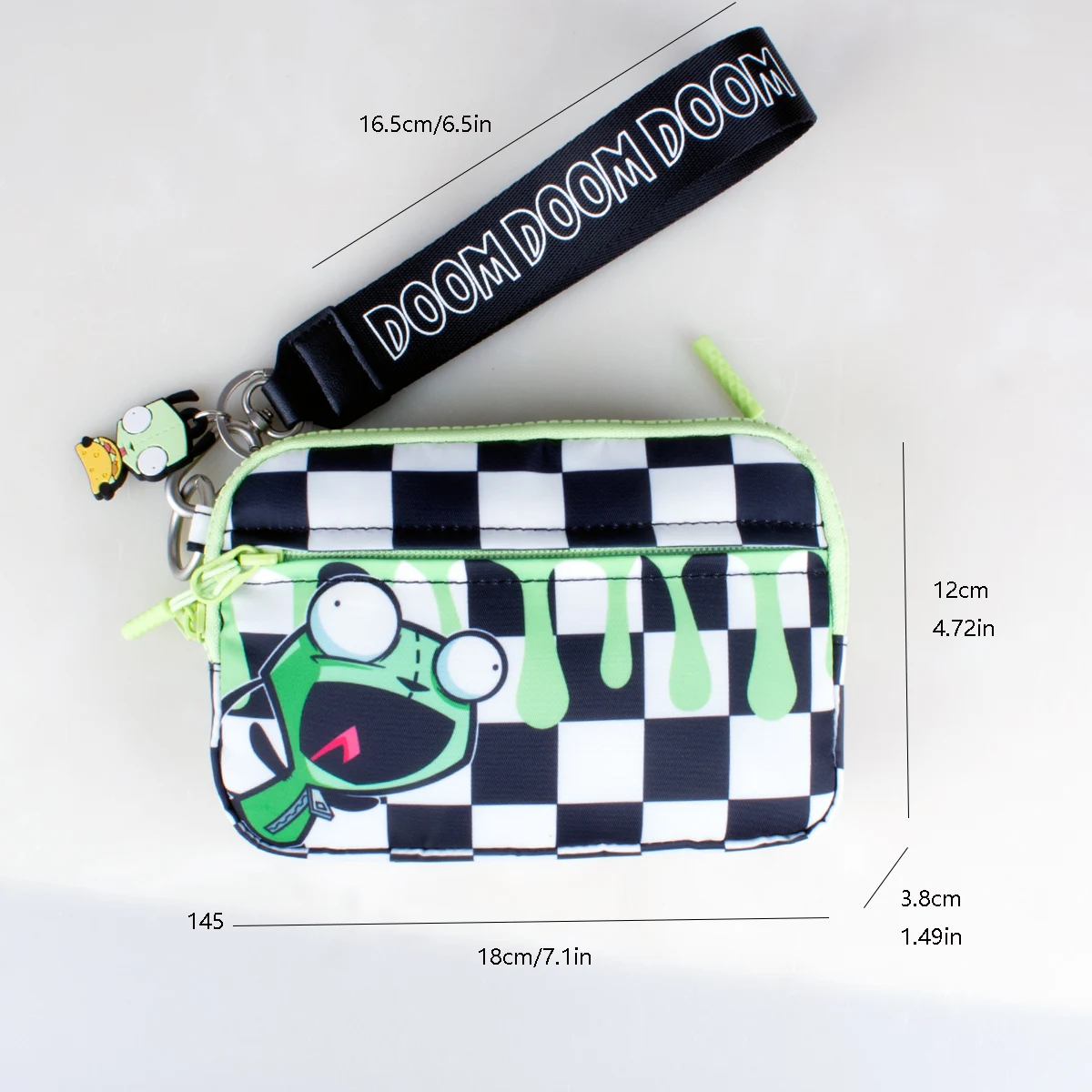 Fashion  Zipper Large Capacity Ladies Clutch Wallet Travel Portable Popular Zipper Coin Purse Phone Wallet