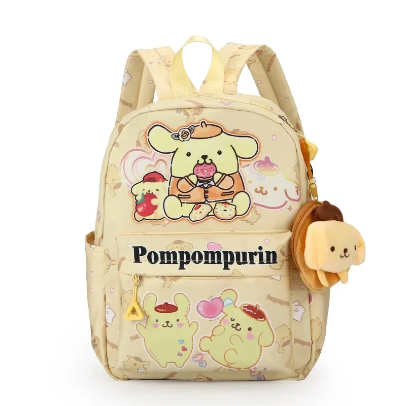 Sanrio hello kitty new children's school bag doll kindergarten kuromi boys and girls nylon backpack cartoon shoulder bag handbag 6
