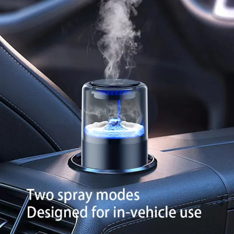 Auto Luxury USB Rechargeable Aromatherapy Scent Car Air Freshener Machine Waterless Essential Oil Car Aroma Diffuser Product