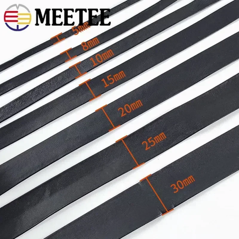 Ribbon Decoration Ribbon Supplies Sewing Ribbon Webbing Craft Supplies Fabric Craft Supplies Cotton Cords 5Meters 3-50mm PU Leather Cord Necklace Soft Ribbon Webbings Decoration String Rope DIY Sewing Craft Accessories