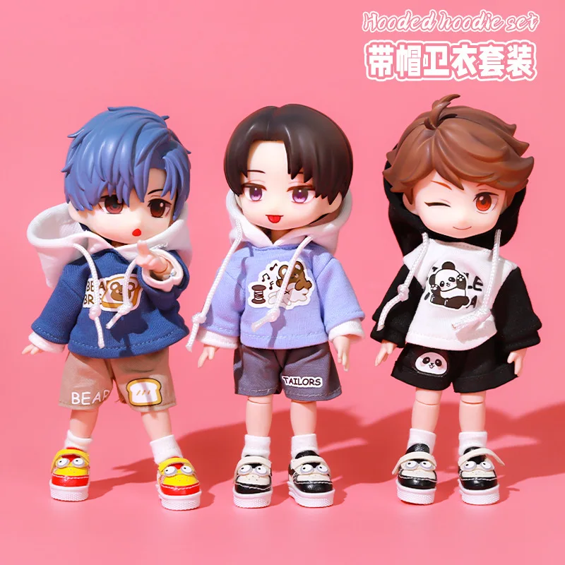 Dolls Accessories OB11 Doll New Hoodie Set Fashion Beautifu Toys Hobbies Brithday Present for Best Friend or Kid 5