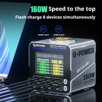 MECHANIC G-POWER GAN Desktop Super Fast Charging Station wireless charging supports 15W PD fast charging  for Apple Android  dev