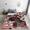 Throw Blanket 80s Ralph Macchio Micro Fleece Blanket Four Sizes Cartoon Warm For Living Room Nice Gift 3