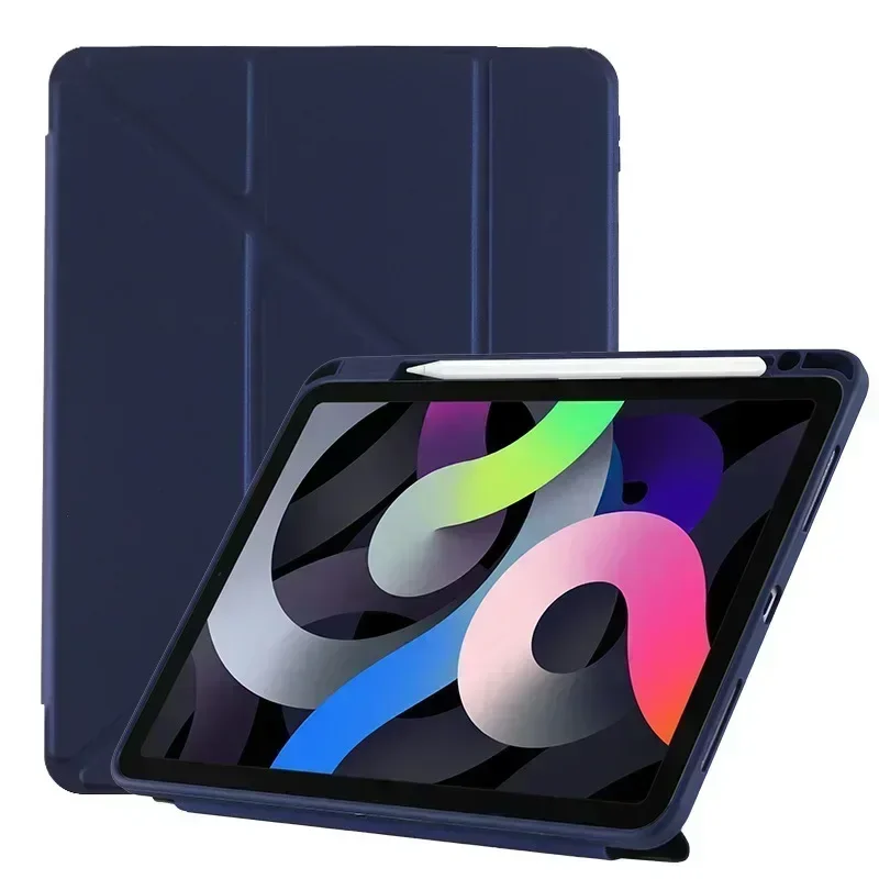 Origami-case Suporte Acrílico com Slot de Caneta para Ipad Capa Trifold Ipad 10 Air Mini 2023 Pro 12.9 11 109 102 97 - Imagem 6