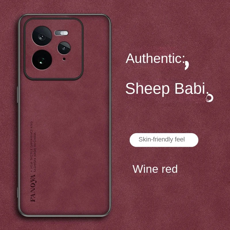 Shockproof PU Leather Skin Matte Hard Back Cover