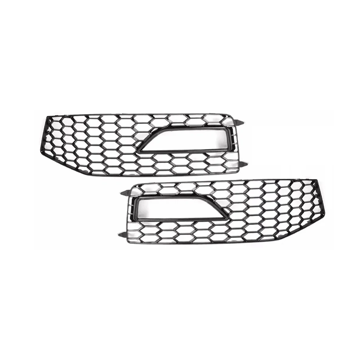 

1Pair Car Front Grille Grill Lower Bumper Fog Light Cover Trim for Audi A4 S-Line S4 2013 2014 2015 8K0807681L