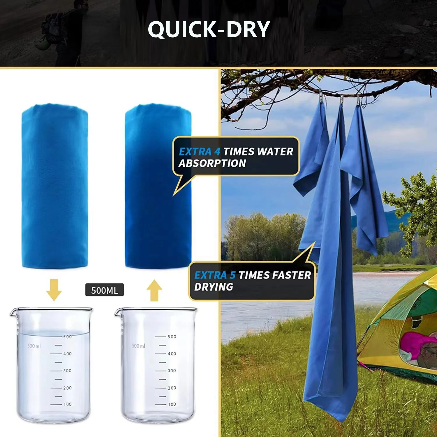 Sports Towel Microfiber Towel Sports Towel 40X80/76X152CM Outdoor Quick Dry Microfiber Gym Travel Camping Fitness Jogging Swimming Yoga Golf Beach Towel